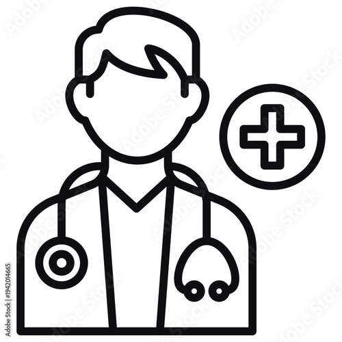 Doctor Line Icon