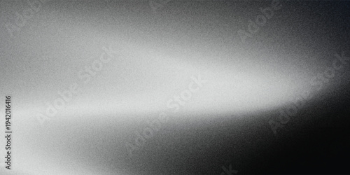 Black dark gray silver white wave abstract background for design. Light wave, wavy line. Ombre gradient. Noise rough grungy grain brushed metal metallic effect.eps10