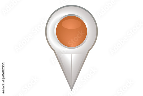 Free Download Location pin icon, map marker symbol, GPS navigation point illustration, location pointer icon, map location pin vector, navigation marker symbol, destination pin graphic for UI app design - GFXLoad