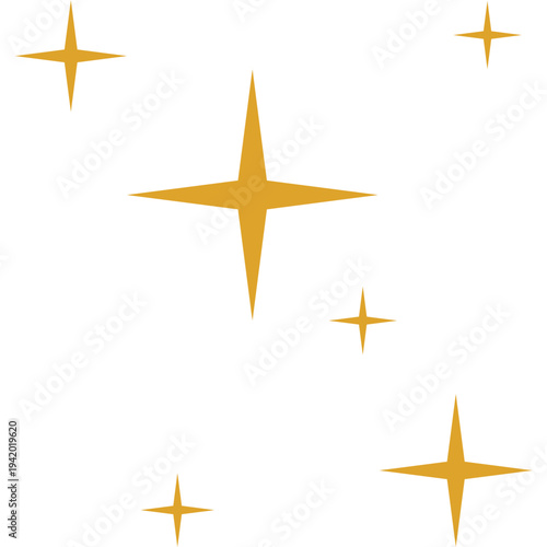 Ramadan Stars Decoration Element