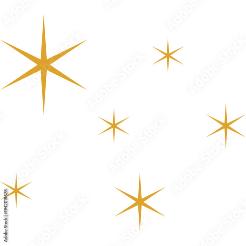 Ramadan Stars Decoration Element
