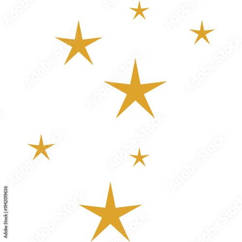 Ramadan Stars Decoration Element