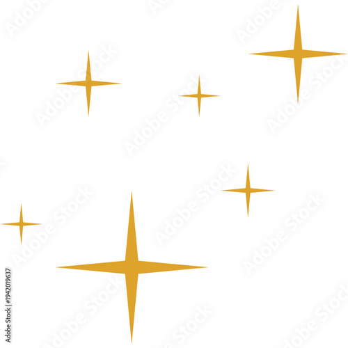 Ramadan Stars Decoration Element