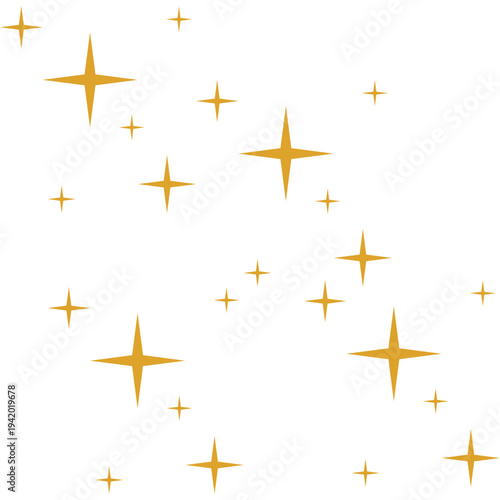 Ramadan Stars Decoration Element