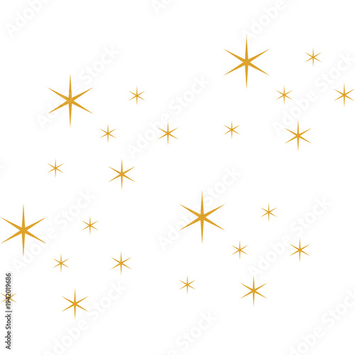 Ramadan Stars Decoration Element