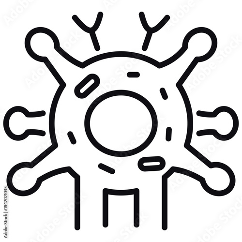 T Cell Line Icon