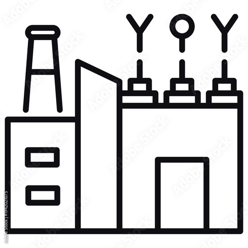 Antibody Production Line Icon
