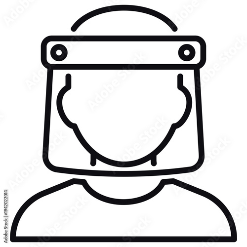 Face Shield Icon