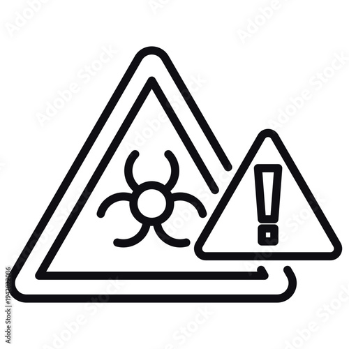Biohazard Warning Icon