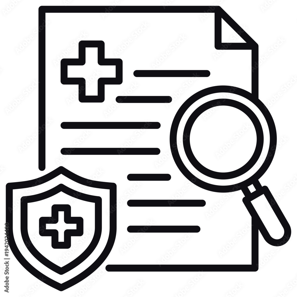 Obraz premium Underwriting Icon