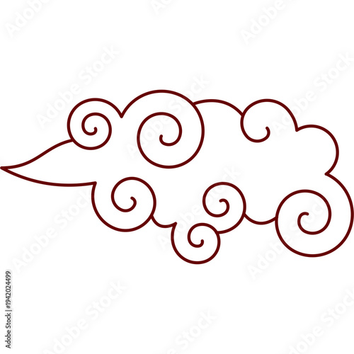 Cloud in chinese stye