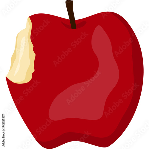 Eaten leftover apple