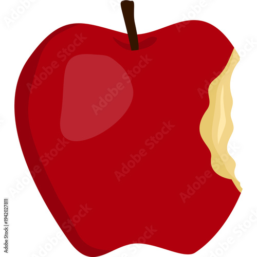 Eaten leftover apple