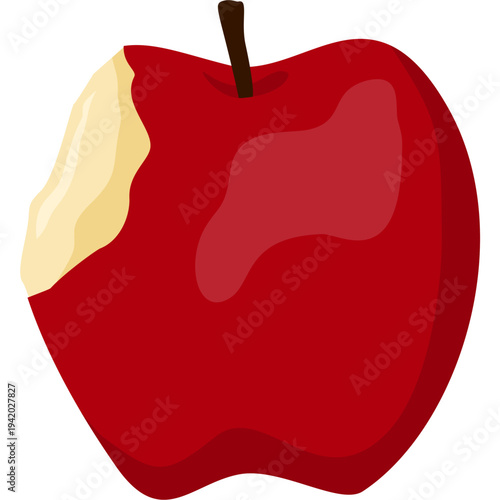 Eaten leftover apple