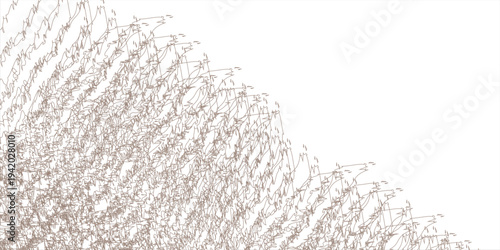 Neutral Beige Textured Fabric Background - Closeup Textile Surface