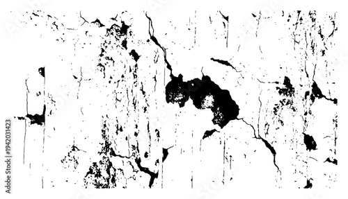 Distressed grunge texture with aged peeling paint and cracked surface effect