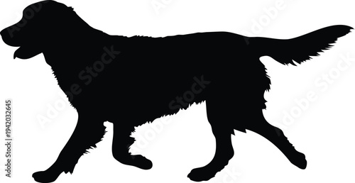 "Labrador retriever dog silhouette vector illustration, black labrador retriever dog breed icon, domestic pet animal symbol design, labrador retriever, labrador dog, labrador silhouette, dog silhouett