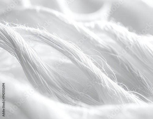 Wallpaper Mural A close-up shot reveals a textured surface composed of numerous thin, white fibers, creating a soft and abstract visual pattern. Torontodigital.ca