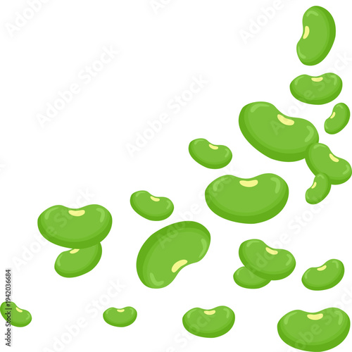 Mung Bean Corner Border