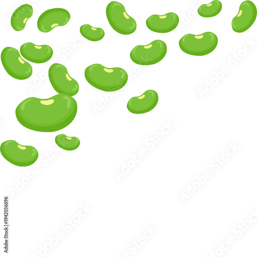 Mung Bean Corner Border