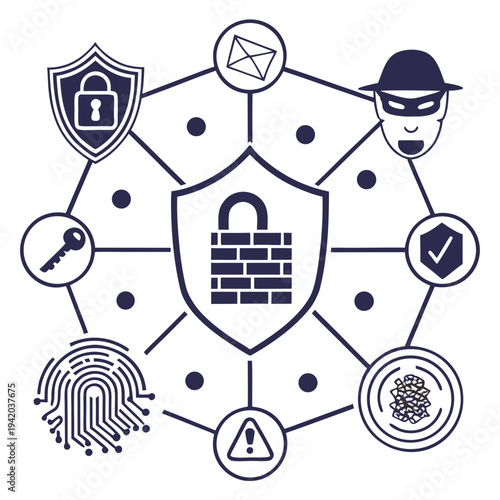 Robust cybersecurity measures protect against threats and data breaches