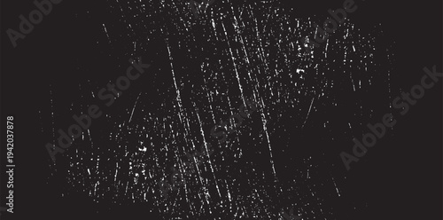 Scratched Grunge Urban Background Texture Vector. Dust Overlay Distress Grainy Grungy Effect. Distressed Backdrop Vector Illustration. Isolated Black on White Background. EPS 10.