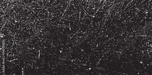 Scratched Grunge Urban Background Texture Vector. Dust Overlay Distress Grainy Grungy Effect. Distressed Backdrop Vector Illustration. Isolated Black on White Background. EPS 10.