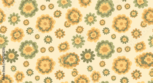Set of colorful floral patterns vector