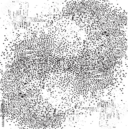 Subtle halftone grunge urban texture vector. Distressed overlay texture. Grunge background. Abstract mild textured effect. Vector Illustration. Black isolated on white. EPS10.