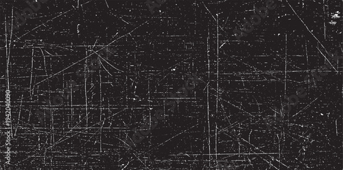 Scratches on black chalk board.