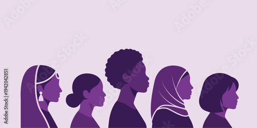 International Women's Day 2026. Diverse women demonstrate generosity, collaboration and support for all women. Campaign for womens day. Give to gain campaign for March 8 .