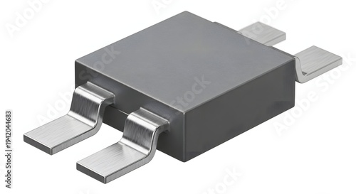 Modern surface mount integrated circuit package with silver leads