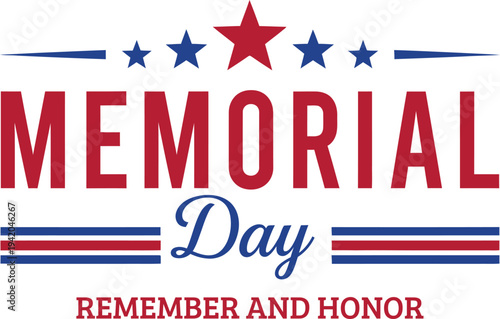 Memorial day tribute honoring fallen heroes and veterans
