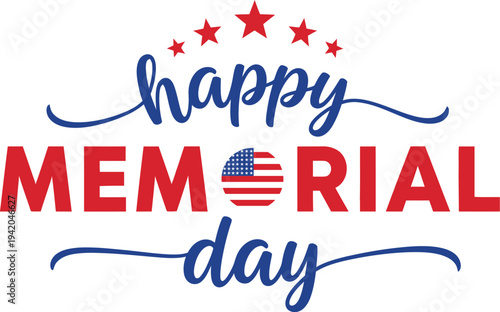 Memorial day greetings and patriotic tributes on american holiday