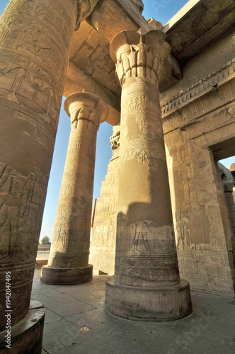 Cuadro en lienzo The Temple of Kom Ombo  in the town of Kom Ombo in Aswan Governorate  constructe
