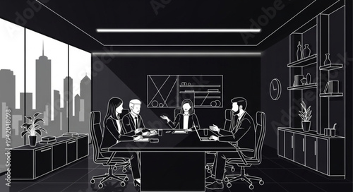 group of business people