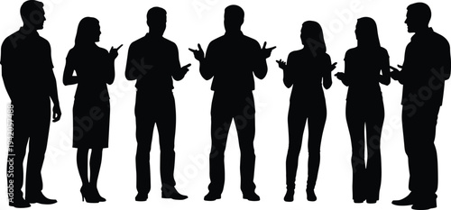 Set of Classic Chess Piece Silhouettes Featuring King Queen Rook Bishop Knight and Pawn Icons Isolated Black Vector Illustration for Strategy Game Design Projects