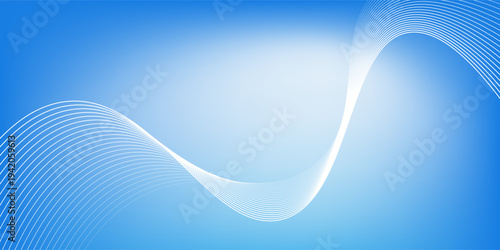 Gradient abstract background with circular line patterns. Vector illustration modern