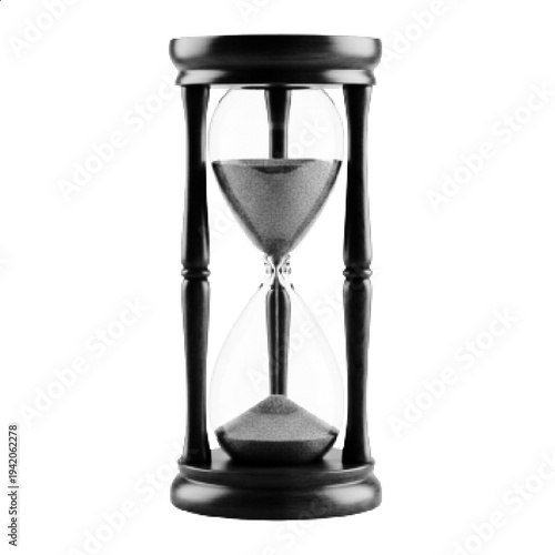 Classic Hourglass Sand Timer Time Passing Concept