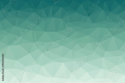 A beautiful low polygon texture shows a smooth color blend from deep teal to soft mint green
