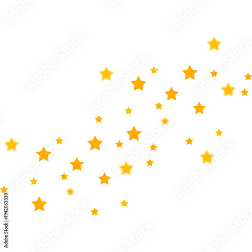 Gold Star Cluster Decoration
