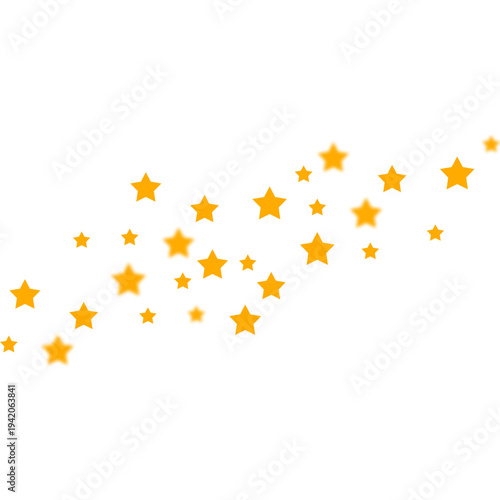 Gold Star Cluster Decoration