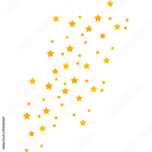 Gold Star Cluster Decoration