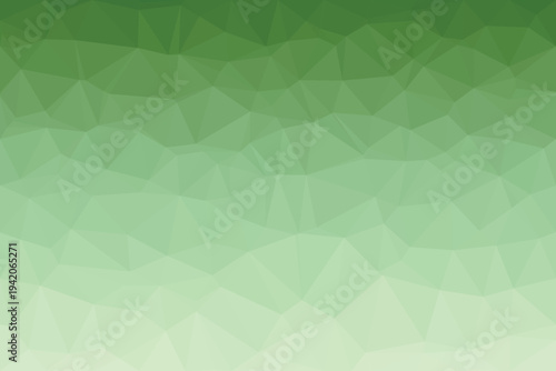 A fresh geometric pattern displays a gentle color gradient moving from soft lime green to a brighter white hue