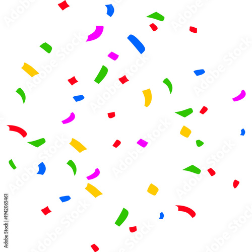 April Fools Colorful Confetti Falling