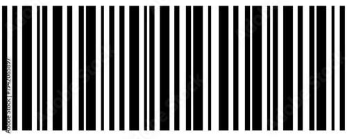 Barcode linear pattern, fake long bar code