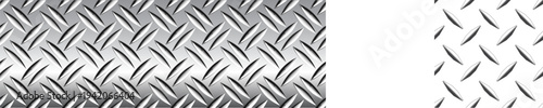 Metal flooring seamless pattern. Steel diamond plate