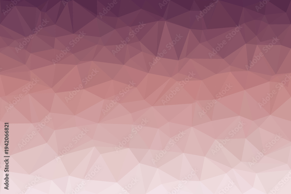 Obraz premium A romantic geometric gradient transitions from a deep plum purple to a delicate soft pink hue smoothly