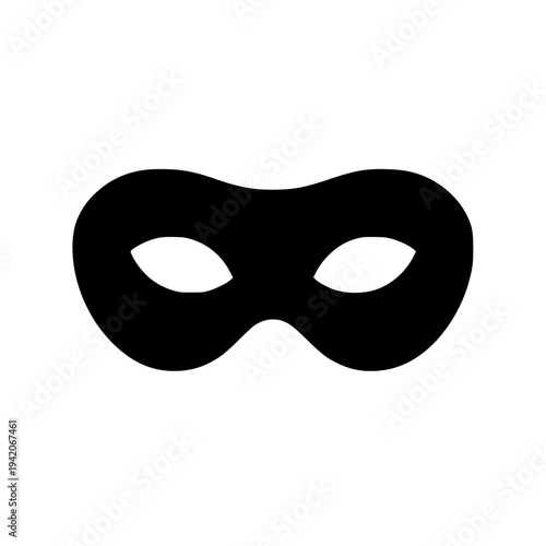 Festival mask graphic mark black white icon 