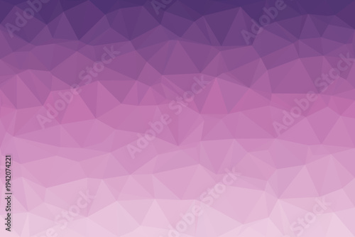 Polygonal surface featuring a beautiful gradient of rich plum fading gently into a delicate rosy hue